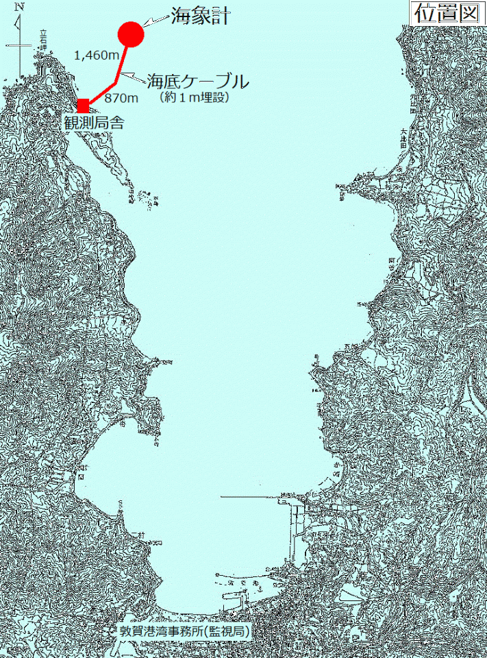 海象計設置位置図